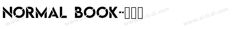 Normal Book字体转换